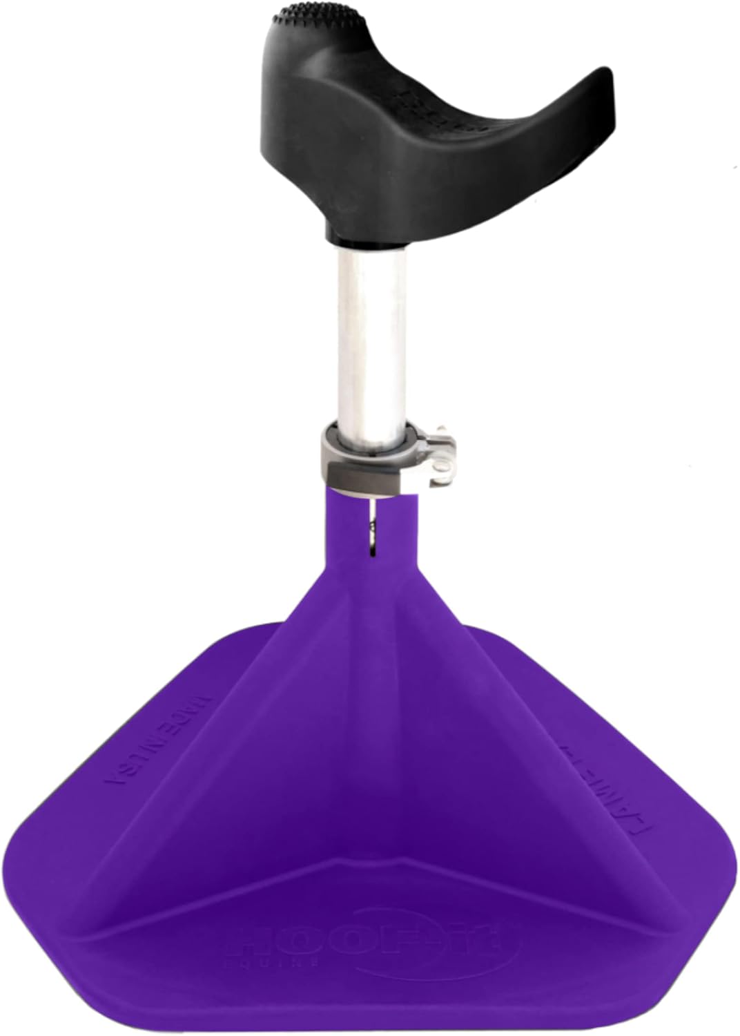 HOOF-IT Blacksmith Standard Hoof Stand Purple front view of premium farrier tool