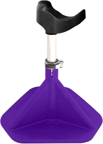 HOOF-IT Blacksmith Standard Hoof Stand Purple front view of premium farrier tool