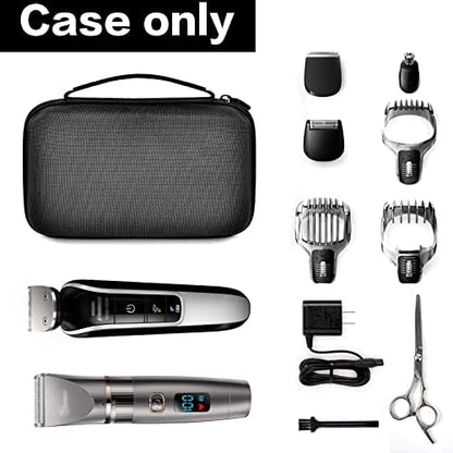Comecase dual clipper travel organizer opened showing elastic straps and zipped mesh pocket
