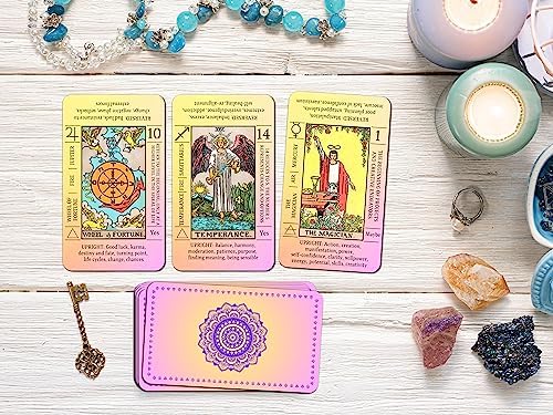 Juju's Vibes Rider Waite style celestial tarot cards