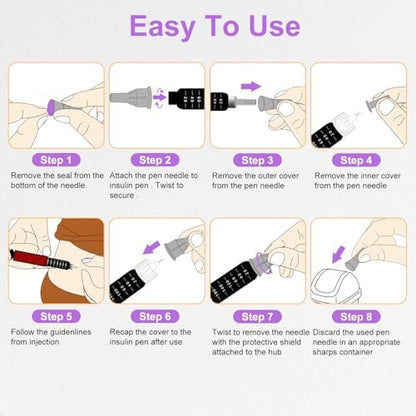 Triple bevel silicone coated pen needle for comfortable insulin delivery