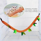 Hamiledyi round hanging swing for pet cage
