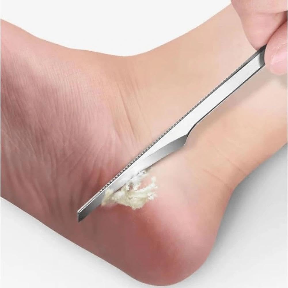 Generic Professional Pedicure Kit 2-Pack stainless steel foot files front view