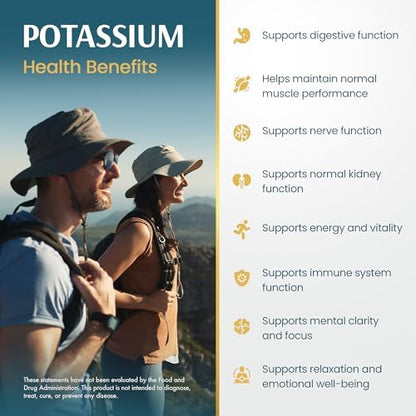 Authentic USA imported Vykee Nutrition Potassium Citrate capsules for muscle recovery support