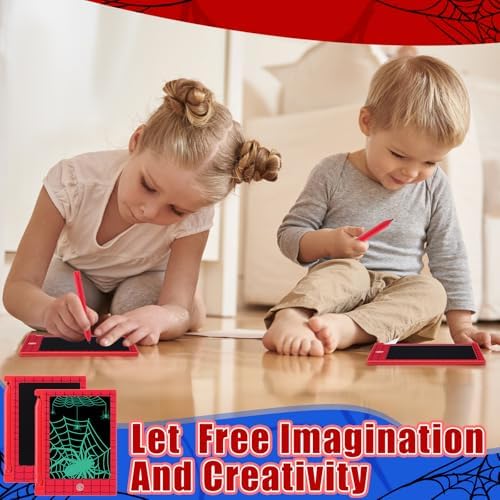 Children using Nezyo spider web writing tablets in a classroom setting