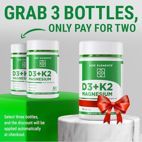 New Elements supplement bottle back label ingredients nutritional facts
