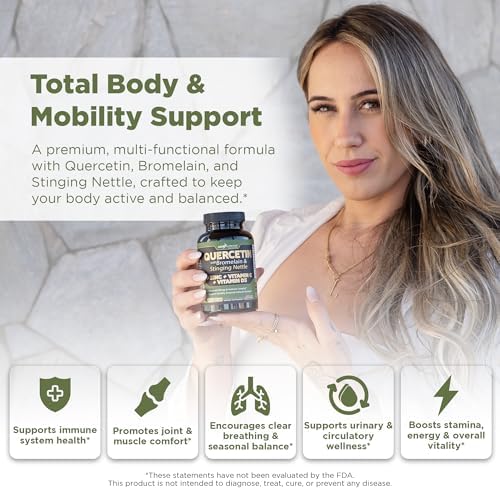 Back label of Gade Nutrition Quercetin with full ingredients list and supplement facts