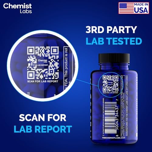 Chemist Labs Methylene Blue pharmaceutical grade capsules close up