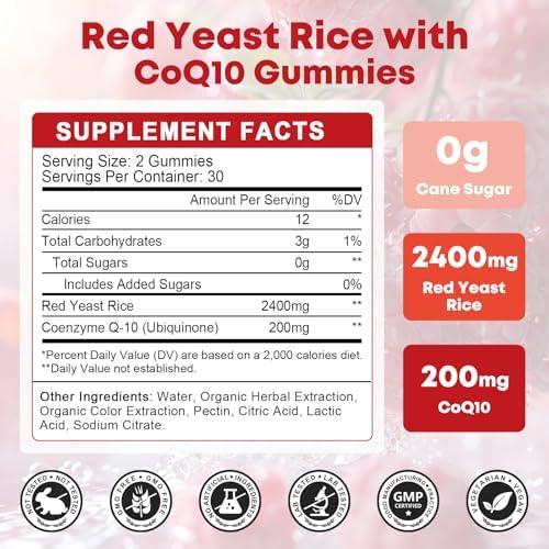 Close up of GORNVB heart health supplement label details
