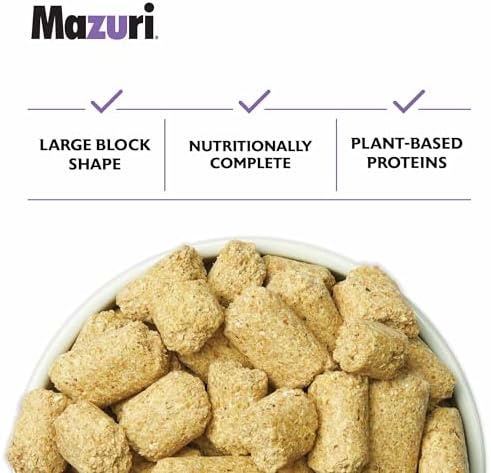 Mazuri 2 pound bag of mouse food side profile