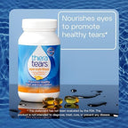 TheraTears 180 count softgel capsules close up view