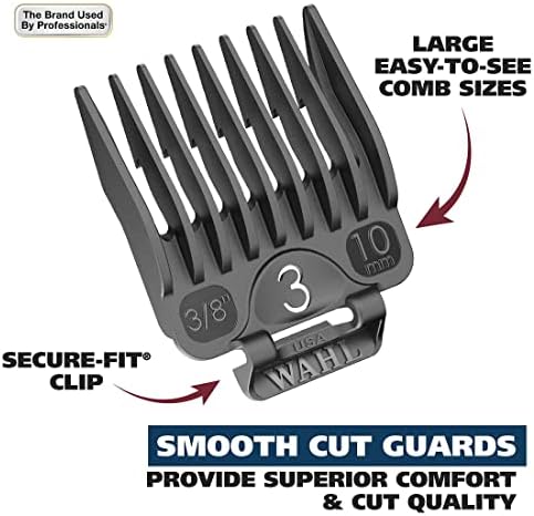 Durable hard storage case opened with the complete corded grooming set organized inside