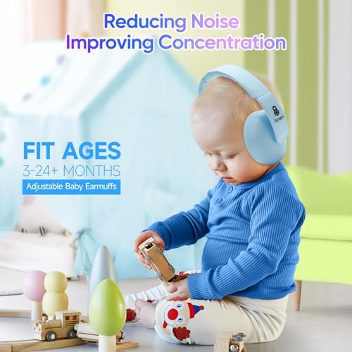 Floriogra baby ear protection folded for travel portability