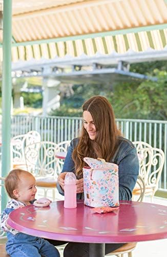 Petunia Pickle Bottom Cinderella print cooler bag interior view
