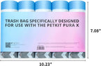 PETKIT PuraX PuraMax Replaced Waste Bags-5 Rolls, Portable Cat Litter Waste Receptacles Bags for Self-Cleaning Cat Litter Box - Image 9