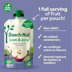 Beech-Nut prebiotic fiber toddler snack pouch