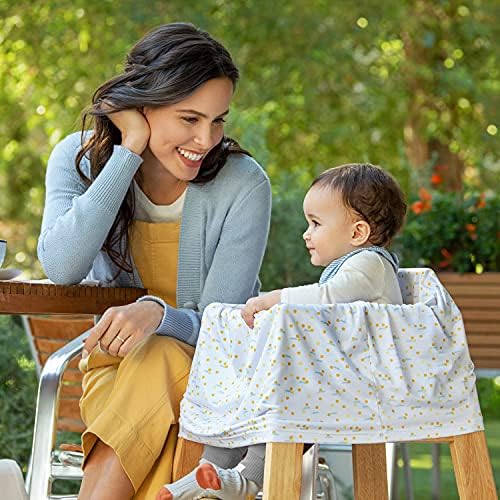 Munchkin 5-in-1 cover on a shopping cart seat