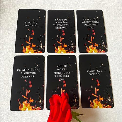 Authentic imported Burning Heart Love Oracle cards set