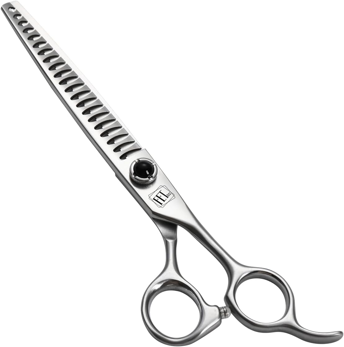 Dog Grooming Scissors: 7.5 inch Pet Curved Shears Made Of Japanese 9CR Advanced Stainless Steel Professional Grooming Scissors for Dogs Cats and Other Pets - Image 9