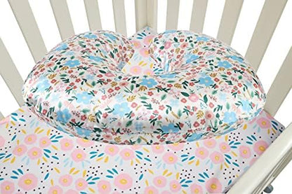 Two pack satin nursing pillow covers for baby