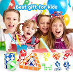 Packaging of the Ganowo party favors set alongside the included printed instructions booklet