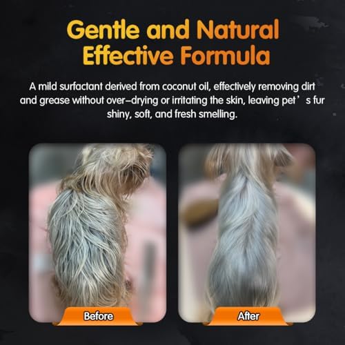 Opawz 02 LuxSilk undercoat removal shampoo being diluted for pet grooming.
