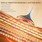 Close-up of the heating and vibration massage nodes on the premium USA imported neck firming tool
