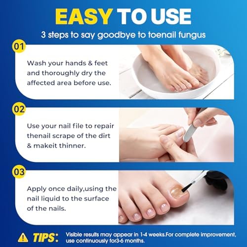 Underneath view of the fast acting topical solution highlighting its liquid consistency for deep nail penetration.