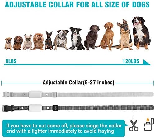 Side view of Bousnic lightweight dog training collar