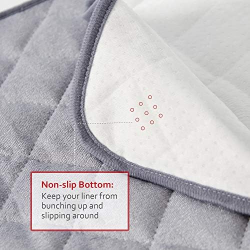 Bottom view highlighting the non-slip backing design to prevent sliding.