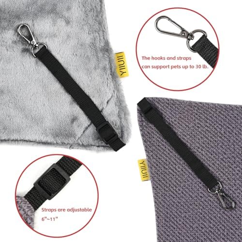Reversible pet hammock demonstrating the breathable summer fabric texture