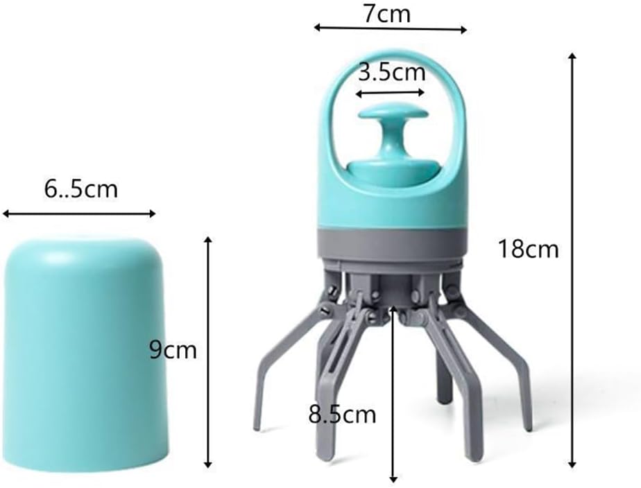 Odor proof pet waste storage container fully closed for travel safety.