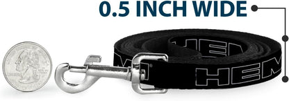Buckle-Down 4 foot long dog leash wide strap design