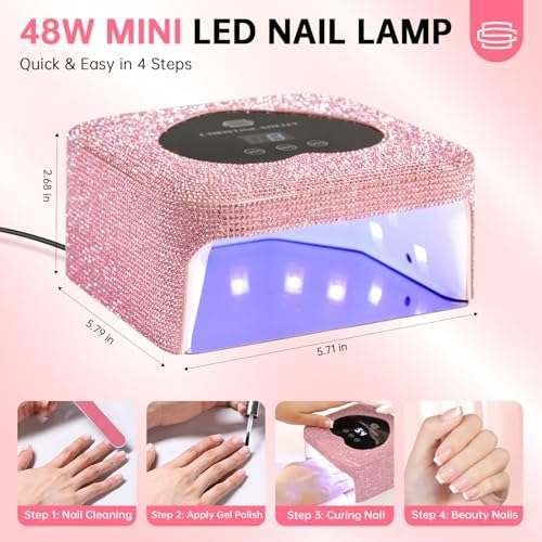 Top view of Christine Shelly nail lamp with timer buttons