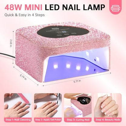 Top view of Christine Shelly nail lamp with timer buttons