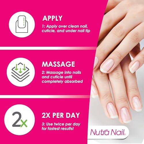 Nutra Nail 5 to 7 Day Growth Treatment angle view with brush applicator
