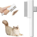 Marchul cat comb front view self cleaning pet grooming brush