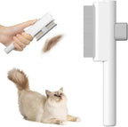 Marchul cat comb front view self cleaning pet grooming brush