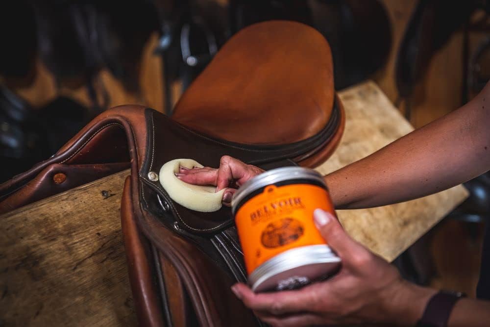 Carr And Day And Martin Belvoir Leather Balsam label and packaging details