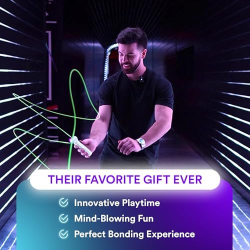 Loop Lasso Nano glowing string kit featuring multiple multicolored replacement rope packs.