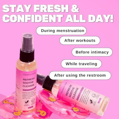 Nectar Falls pH balanced yoni mist for odor control and daily freshness