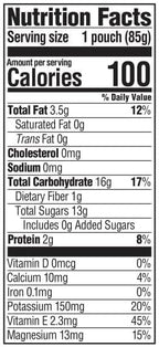 Happy Baby Nutty Blends Stage 2 organic baby food label