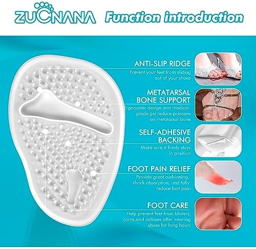 Metatarsal gel pads for high heel pain relief comfort