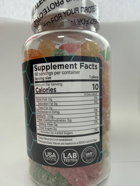 Eclipse Hemp natural strawberry flavor gummies packaging angle