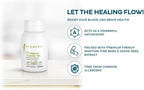 Biogena Pycnogenol gold vascular support supplement bottle side view