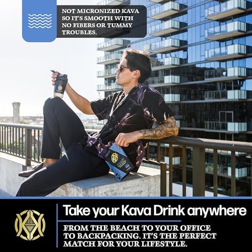 Koa Kava Dehydrated Instant Green Fijian Kava Root Powder ingredients list and safety information label
