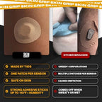 Hypoallergenic medical grade diabetic sensor protection patches by Skin Grip