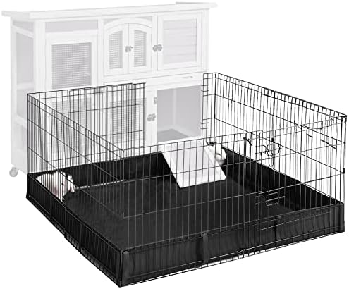 Aivituvin Pet Playpen Guinea Pig Cage Small Animal Rabbit Exercise Pen with Waterproof Floor Liner - Extension Playpen ONLY - Image 2