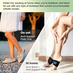 Full kit of JL-Group arch supports including three pairs of interchangeable pads