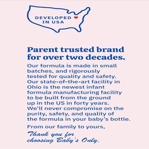 Baby's Only twenty one ounce infant powder side view showing clean ingredients